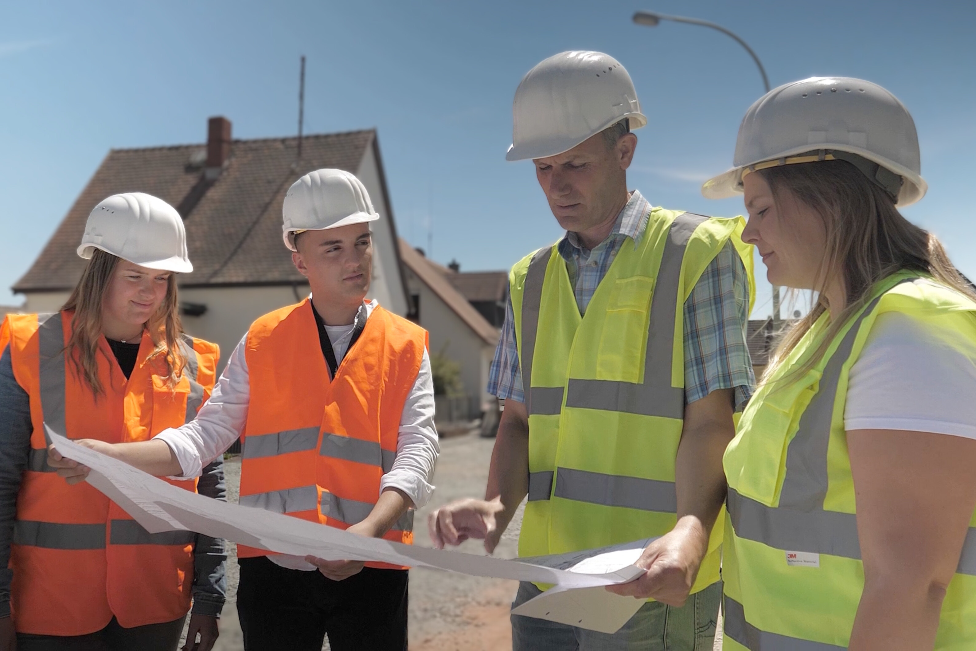 Recruitungfilm in Frankfurt Stadt Friedrichsdorf Baustelle